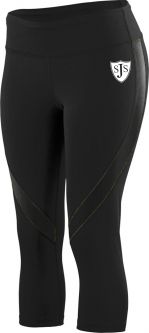 Ladies Action Capri, Black